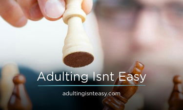 AdultingIsntEasy.com - Creative brandable domain for sale